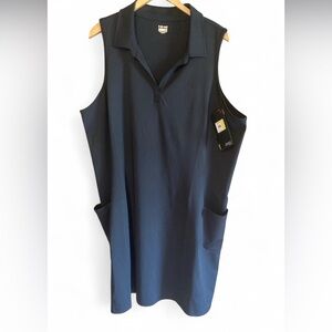 Hind 3X Athleisure Dress Black NWT